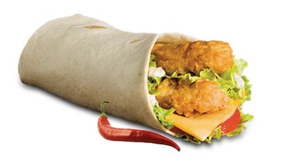 صورة ماك راب الدجاج الحارة