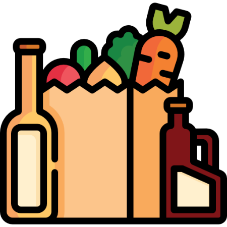 صورة لقسم البقالة